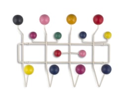 A 'Hang it all' coat rack designed by Charles & Ray Eames, manufactured by Vitra, later edition, 20th century