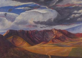 Erik Laubscher; Storm Clouds near Prince Albert