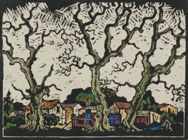 Gregoire Boonzaier; Trees and Houses