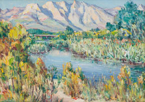 Hugo Naudé; Breede River Landscape