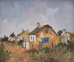 Conrad Theys; Village Scene