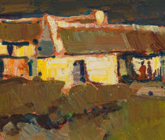 Titta Fasciotti; Landscape with Cottages