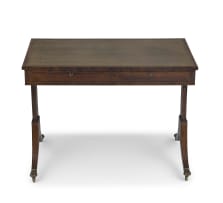 A Regency rosewood-veneered writing table
