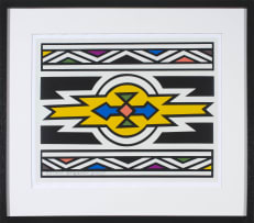 Esther Mahlangu; Untitled (2007)