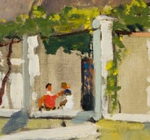 Terence McCaw; Cape Farmstead with Surrounding Walls