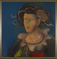 Christo Coetzee; Woman with Pearl Necklace