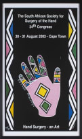Esther Mahlangu; Hand Surgery- an Art Poster