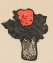 Douglas Portway; Red Rose in a Vase