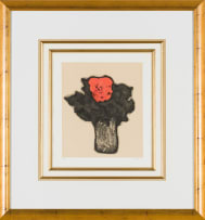 Douglas Portway; Red Rose in a Vase
