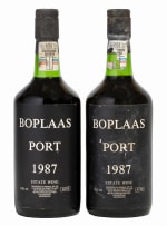 Boplaas Family Vineyards; Vintage Port; 1987; 2 (1 x 2); 750ml