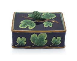 A Majolica tureen and cover, late 19th century