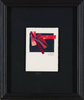 Peter Clarke; Abstract Composition in Red