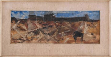 Gordon Vorster; Abstract Composition with Buffalo and Wildebeest