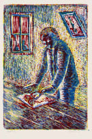 Durant Sihlali; Man Making Prints