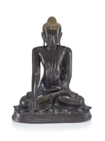 A bronze figure of Buddha, Burma, 19th century