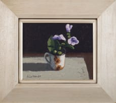 Ben Coutouvidis; Purple Flowers & Enamel Mug