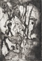 Stompie Selibe; Abstract Figures and Faces, three