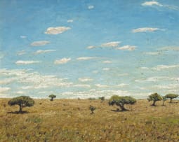 Walter Meyer; Landscape with Thorn Trees