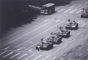 Stuart Franklin; 'The Tank Man'. Tiananmen Square, Beijing, China. June 4, 1989