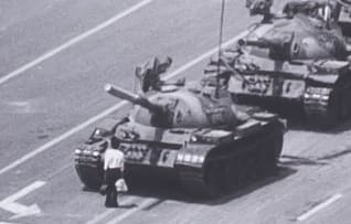 Stuart Franklin; 'The Tank Man'. Tiananmen Square, Beijing, China. June 4, 1989
