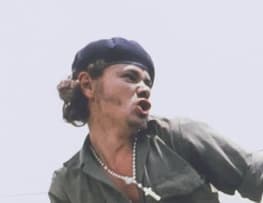 Susan Meiselas; 'Molotov Man'. Sandinistas at the Walls of the Esteli National Guard Headquarters. Esteli, Nicaragua. 1979.