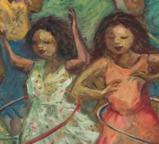 Amos Langdown; Children with Hula Hoops