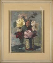 Alexander Rose-Innes; A Vase of Roses