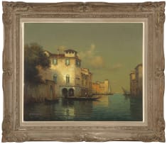 Antoine Bouvard; A Venetian Canal