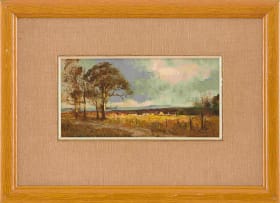 Christopher Tugwell; Landscape with Distant Farm Buildings