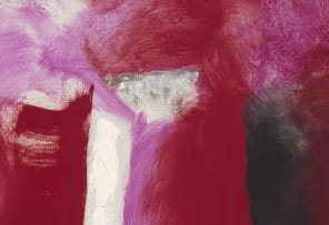 Avigdor Arikha; Abstract Composition in Pink, Red and White