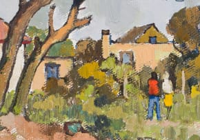 Conrad Theys; Houses with Stone Pines