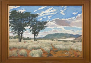 Adolph Jentsch; The Farm Kleepforte, Near Windhoek