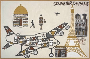 Esther Mahlangu; Souvenir de Paris