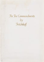 Vladimir Tretchikoff; The Ten Commandments, portfolio