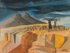 Peter Clarke; Landscape with Donga