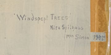 Nita Spilhaus; Windswept Trees