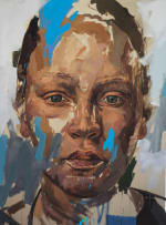Lionel Smit; Face with Blue Detail