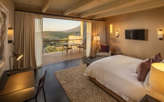 Experience a one-night stay in a Superior Lodge for two people at Delaire Graff Lodge and Spa