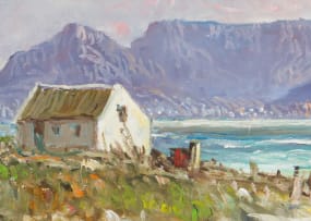 Gabriel de Jongh; View of Table Mountain