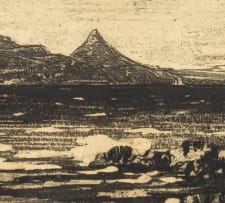 Nita Spilhaus; Table Mountain from Blouberg