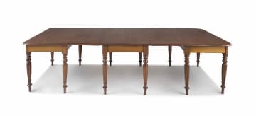 A Cape teak extending dining table, mid 19th century