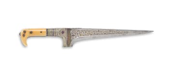 An Indian Pesh Kabz dagger, 20th century