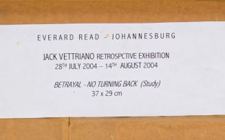 Jack Vettriano; Betrayal - No Turning Back (Study)