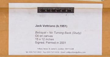 Jack Vettriano; Betrayal - No Turning Back (Study)