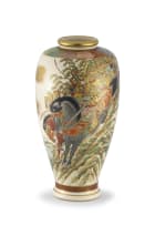 A Japanese Satsuma vase, Meiji period, 1868-1912
