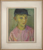 Herbert Coetzee; Portrait of a Young Man with Cap