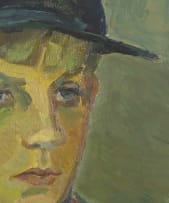 Herbert Coetzee; Portrait of a Young Man with Cap