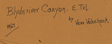 Vera Volschenk; Blyde River Canyon E. Tvl.