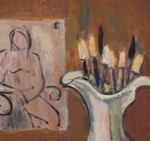 Maurice van Essche; Still Life in the Artist's Studio