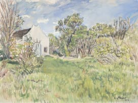 Enslin du Plessis; Cottage in a Garden